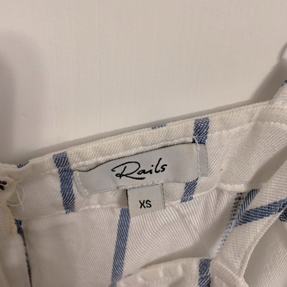 Rails Harper Jumpsuit Prato Stripe Xs - image 5
